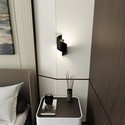 Spiner Sort vegglampe - G9, 230V, uten lyskilde.