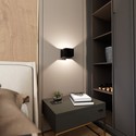 Frost Sort vegglampe - G9, 230V, uten lyskilde