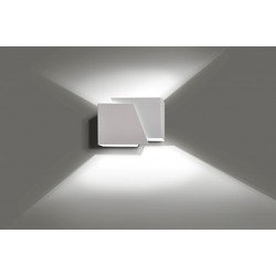  Frost Hvit vegglampe - G9, 230V, uten lyskilde