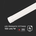 V-Tac 30W slim LED armatur - 120 cm, 155lm/W, 230V