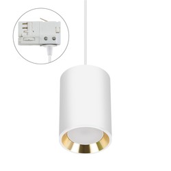 Spectrum LED CHLOE GU10 MINI overflatemontert GU10 250V IP20 70x100mmHvit, INDRE GULL rund SPOR