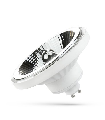 Spectrum 10W hvit LED spot - AR111, GU10, 20°, 230v, 4000K