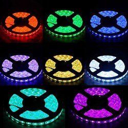 RGB LED strip 12V/24V IP68 (Vanntett) 14W/m RGB vanntett LED strip - 5m, IP68, 60 LED per meter