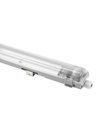 Limea T8 LED-armatur - Til 1x 60cm LED rør, IP65 vanntett, gjennomgangskobling Limea T8 LED-armatur - Til 1x 60cm LED rør, IP65 vanntett, gjennomgangskobling