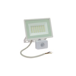 Spectrum LED NOCTIS LUX 3 Lyskaster 30W 230V IP44 150x190x53mm HVIT med PIR-sensor