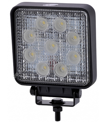 27W LED arbeidslys - Bil, lastebil, traktor, trailer, utrykningskjøretøyer, kald hvit, 12V / 24V