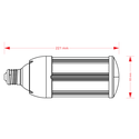 LEDlife VEGA37 LED pære - 37W, melkehvit glas, varm hvit, E27/E40