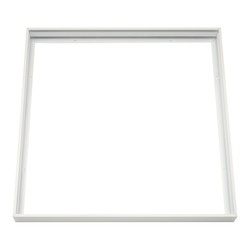 Store paneler Ramme til 60x60 LED panel - Samlesett, hvit kant