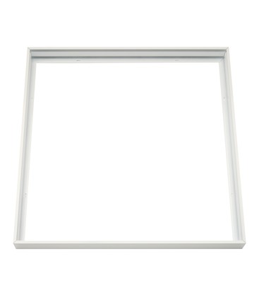 Ramme til 60x60 LED panel - Samlesett, hvit kant