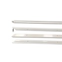 Innbyggingsramme II for 120x60 LED panel - Ny model, passende for trebetong og gips, hvit kant