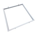 Innbyggingsramme for 60x60 LED panel - Ny model, passende for trebetong og gips, hvit kant