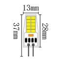 LEDlife SILI2.5 G4 LED pære - 2,5W, dimbar, 12V/24V AC/DC, G4