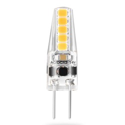 LED lyskilder LEDlife SILI2 G4 LED pære - 2W, dimbar, 12V/24V AC/DC, G4