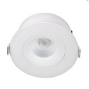 LEDlife 7W Low profile innbyggingsspot - Hull: Ø8,3 cm, Mål: Ø10 cm, RA95, CCT, dimbar, 230V