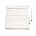 LEDlife 60x60 bakbelyst LED panel - 36W, hvit kant, 145 lm/W