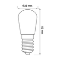 Outlet: 1.8W LED pære - kjøleskapspære, E14, T20