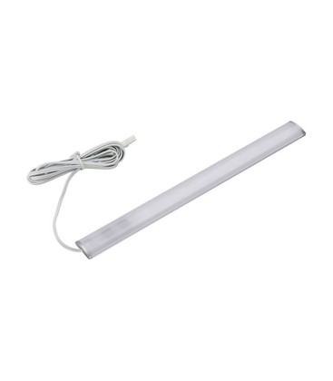 50 cm LED skapbelysning - 6mm høy, 12V DC, 4W, med plugg