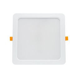 LED panel downlights Spectrum 18W LED panel downlight - Hull: 14,5 x 14,5 cm, Mål: 17 x 17 cm, 230V, IP54 utendørs