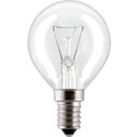 25W glødepære E14 klar - 260lm, dimbar, P45