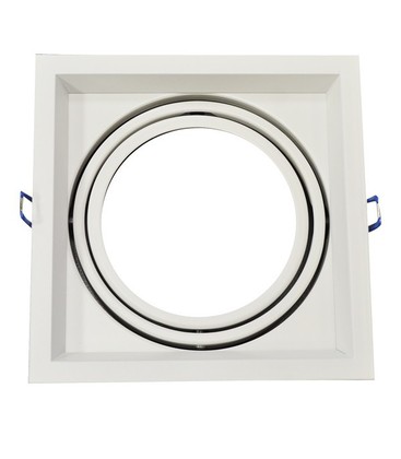 V-Tac downlight - Hvit, 17,5 x 17,5 cm, G53 AR111