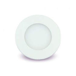 LED panel downlights V-Tac 3W LED panel downlight - Hull: Ø7,3 cm, Mål: Ø8,4 cm, 230V