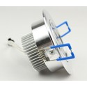 LEDlife 3W downlight - Hull: Ø7-8 cm, Mål: Ø8,4 cm, 4 cm høy, dimbar, 230V