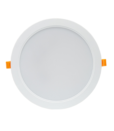 Spectrum 24W LED panel downlight - Hull: Ø19,5 cm, Mål Ø22 cm, 230V, IP54 utendørs