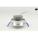 LEDlife 3W downlight - Hull: Ø7-8 cm, Mål: Ø8,4 cm, 4 cm høy, dimbar, 230V