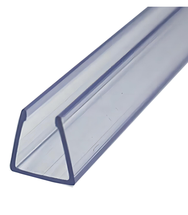 PVC profil 8x16 til LED Neonflex - 1 meter, klar