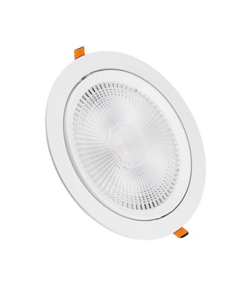 V-Tac 30W LED spotlight - Hull: Ø19,5 cm, Mål: Ø22,5 cm, 3,8 cm høy, Samsung LED chip, 230V