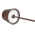 V-Tac oppladbar bordlampe, trådløs - Corten, IP54 utendørs bordlampe, touch dimbar