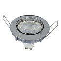 Downlight kit uten lyskilde - Hull: Ø7,4 cm, Mål: Ø8,2 cm, krom, velg MR16 eller GU10 fatning