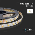 Outlet: V-Tac 14W/m CCT LED strip - 5m, IP20, 120 LED per meter, 24V