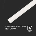 V-Tac 40W slim LED armatur - 120 cm, 3 års produsentgaranti, 230V