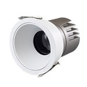 11W downlight - RA92, Hull: Ø7,5 cm, Mål: Ø8,4 cm, hvit kant, dimbar, 230V