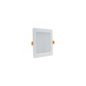 Spectrum 12W LED panel downlight - Hull: 12 x 12 cm, Mål: 14,5 x 14,5 cm, 230V, IP54 utendørs