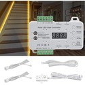 Trappe LED COB strip sett - 2x5 meter, 12W, 24V, IP20, med sensor