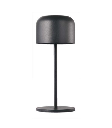 V-Tac oppladbar CCT bordlampe - Svart, IP54, touch dimbar, modell mini