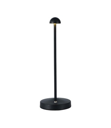 Outlet: V-Tac oppladbar 3i1 bordlampe - Svart, IP20, touch dimbar, modell mini