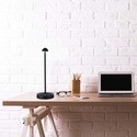 Outlet: V-Tac oppladbar 3i1 bordlampe - Svart, IP20, touch dimbar, modell mini