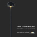 Outlet: V-Tac oppladbar 3i1 bordlampe - Svart, IP20, touch dimbar, modell mini