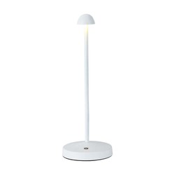 Diverse Outlet: V-Tac oppladbar 3i1 bordlampe - Hvit, IP20, touch dimbar, modell mini