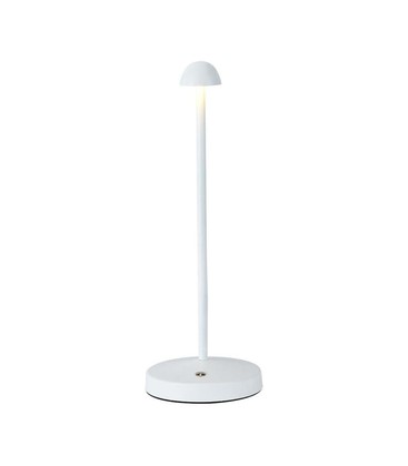 Outlet: V-Tac oppladbar 3i1 bordlampe - Hvit, IP20, touch dimbar, modell mini