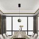 V-Tac 8W LED lampe - Flott taklampe, Ø12, champagne, inkl. oppheng