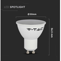 V-Tac 4,5W LED spot - 230V, GU10