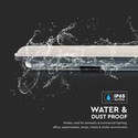 V-Tac vanntett 36W komplett LED armatur - 120 cm, 120lm/W, gjennomgangskobling, IP65, 230V