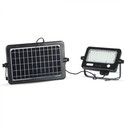 V-Tac 10W LED Solar flomlys - Svart, inkl. solcelle, sensor, IP65