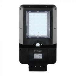 Solcelle gatelys V-Tac 15W Solar gatelampe LED - Sort, inkl. solcelle, sensor, IP65