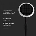 V-Tac 3W Solar hagelampe LED 2 stk. - Justerbar, Ø14.8 cm, IP65