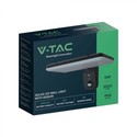 V-Tac 15W Solar vegglampe LED - Svart, sensor, IP65